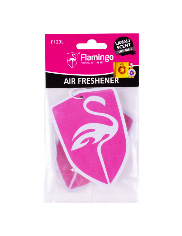 Flamingo Card Air Freshener - Layali  (2pc)