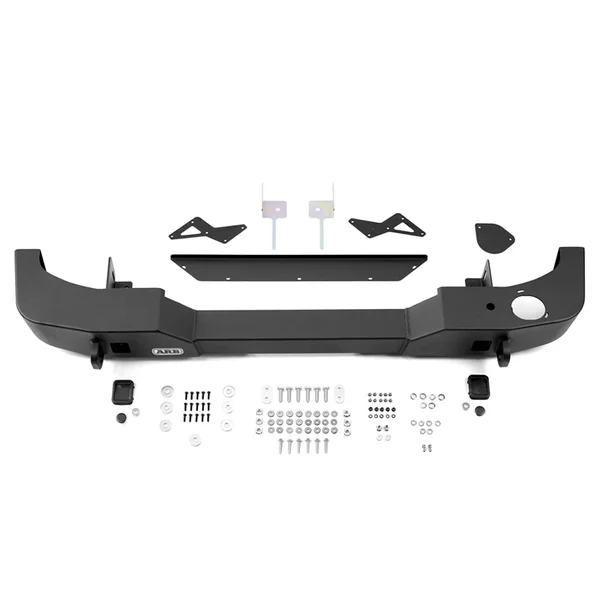 Rear Bar - Blk Powder Coat Jeep Rubicon JK 2006 to 2017